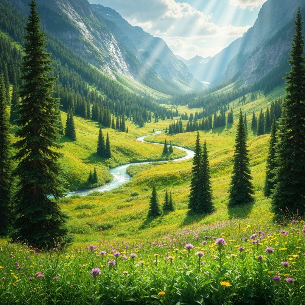 Natural nutrition sources and alpine vegetation